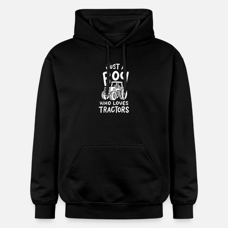 Tracteurs - Sweat à capuche Softstyle® Gildan Unisexe - noir