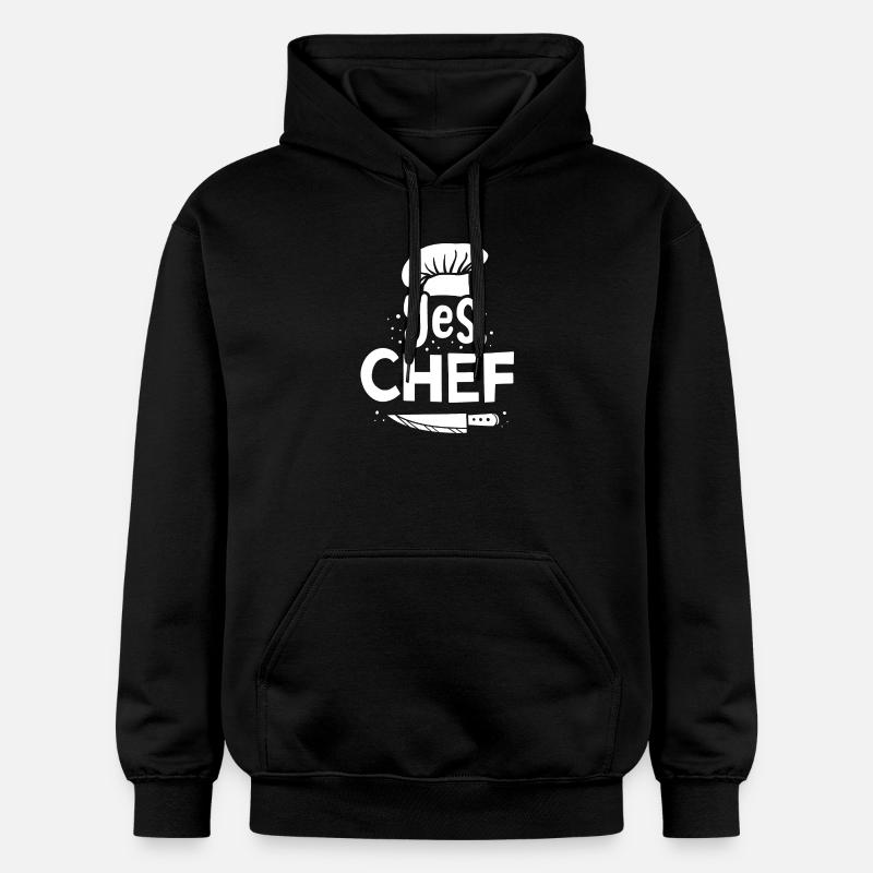 Koch Kochen Chefkoch - Gildan Unisex Softstyle® Midweight Hoodie - Schwarz