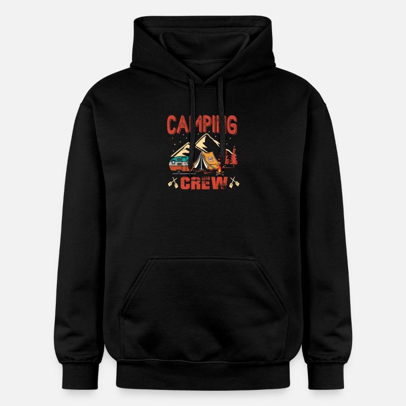 Équipage de camping - Sweat à capuche Softstyle® Gildan Unisexe - noir