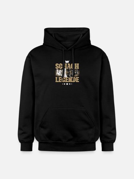 Schach Legende - Gildan Unisex Softstyle® Midweight Hoodie - Schwarz