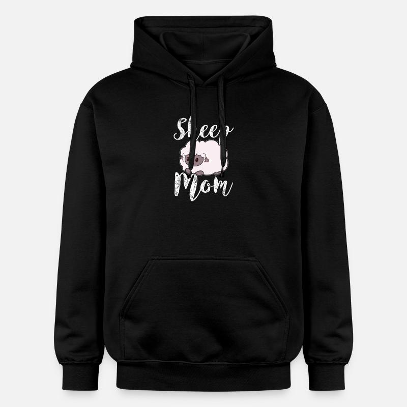mouton mouton maman mère - Sweat à capuche Softstyle® Gildan Unisexe - noir