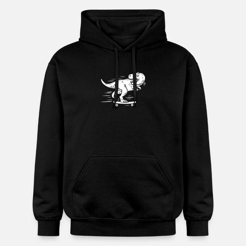 Longboard Longboarder Skater - Sweat à capuche Softstyle® Gildan Unisexe - noir