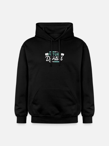 Tandlæge Fremtidige Tandlæge Tandpleje Study Eksamener - Gildan Softstyle® Midweight unisex-hoodie - sort