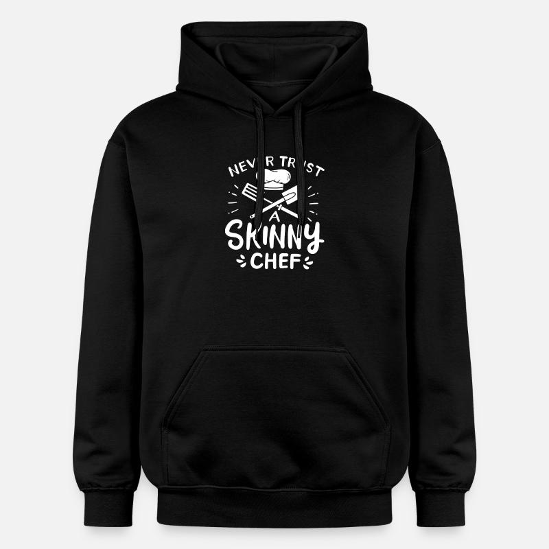 Chef Skinny Chef Cuisine - Sweat à capuche Softstyle® Gildan Unisexe - noir