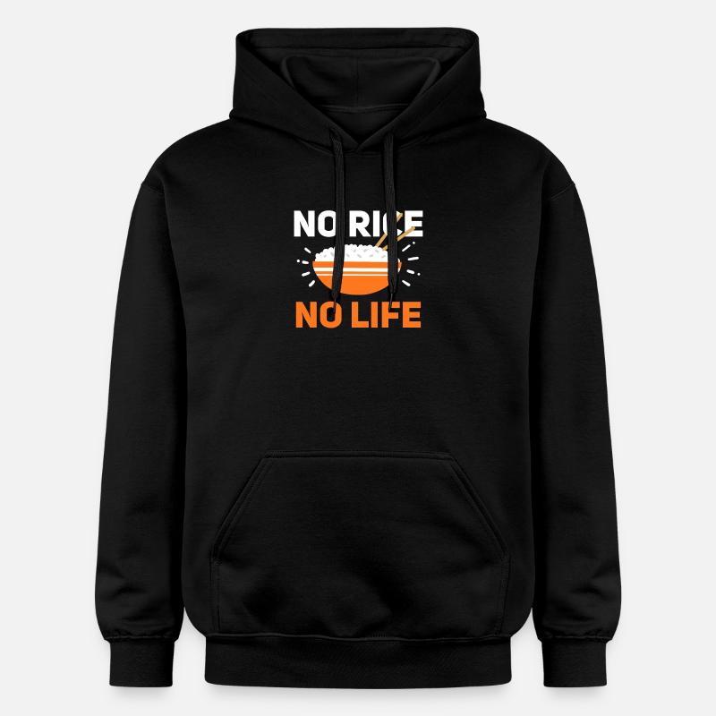 Riz Philippin Philippines Cuisine asiatique - Sweat à capuche Softstyle® Gildan Unisexe - noir