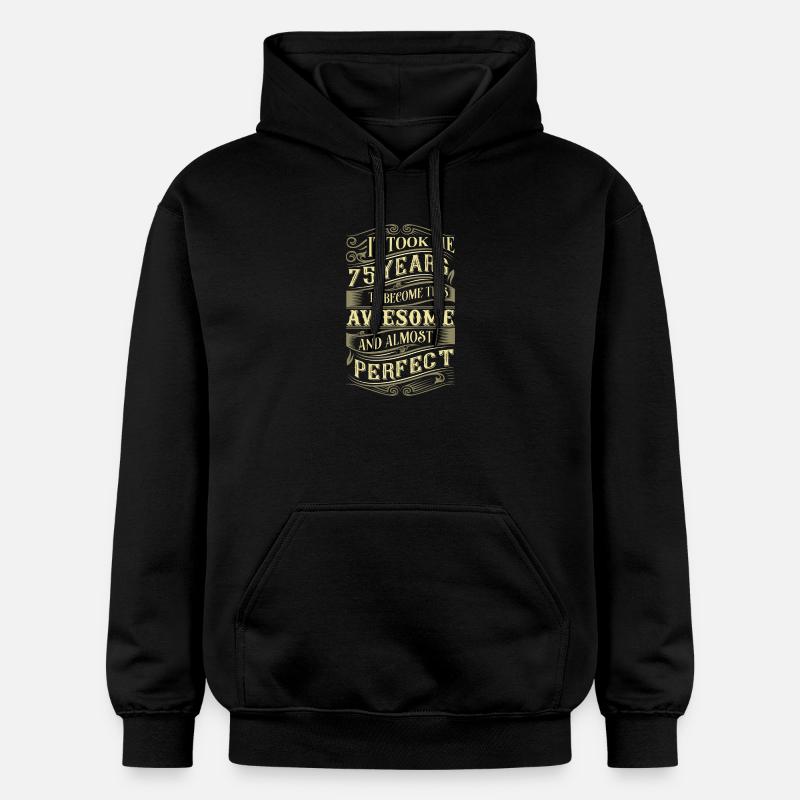 75e anniversaire - Sweat à capuche Softstyle® Gildan Unisexe - noir