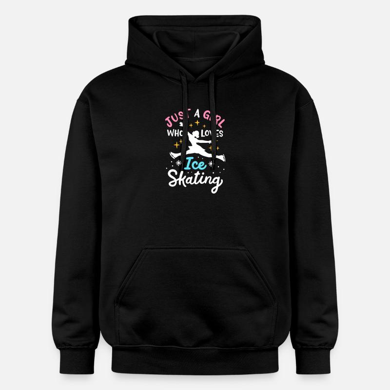 Eislaufen Eisläufer - Gildan Unisex Softstyle® Midweight Hoodie - Schwarz