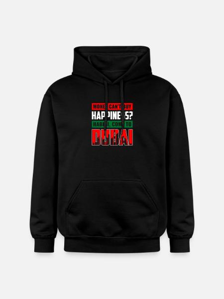 Moka can't buy happiness Design - Gildan Unisex Softstyle® Midweight Hoodie - black