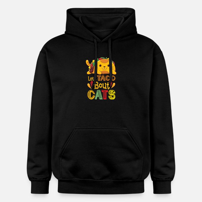 Let's Taco Bout Cats Catlover - Sweat à capuche Softstyle® Gildan Unisexe - noir