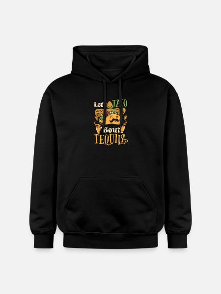 Taco About Tequila Taco Tuesday - Gildan Unisex Softstyle® Midweight Hoodie - black