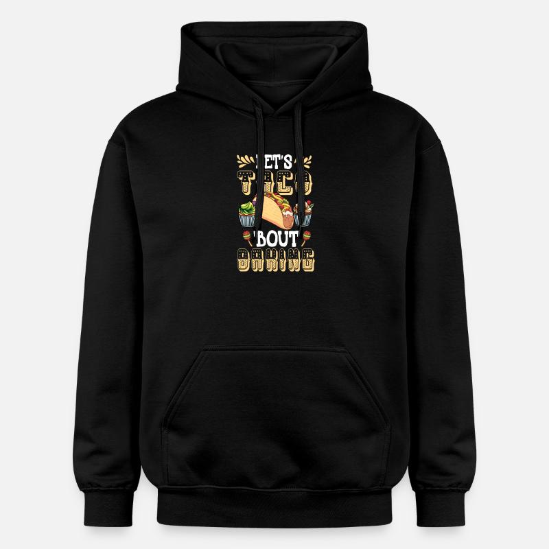 Faisons cuire des tacos cupcakes - Sweat à capuche Softstyle® Gildan Unisexe - noir