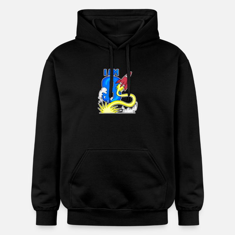 Garçon de 8 ans - Sweat à capuche Softstyle® Gildan Unisexe - noir