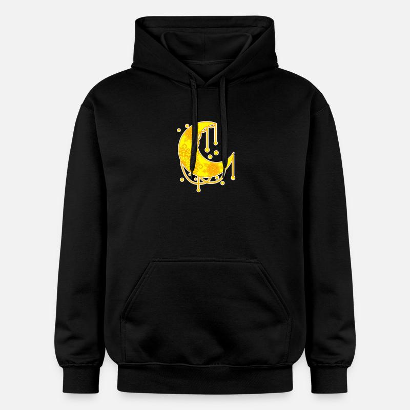 Croissant - Sweat à capuche Softstyle® Gildan Unisexe - noir