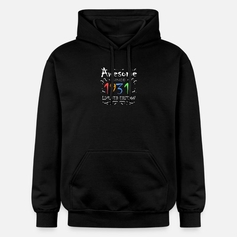 1931 - Né en 1931 - Sweat à capuche Softstyle® Gildan Unisexe - noir