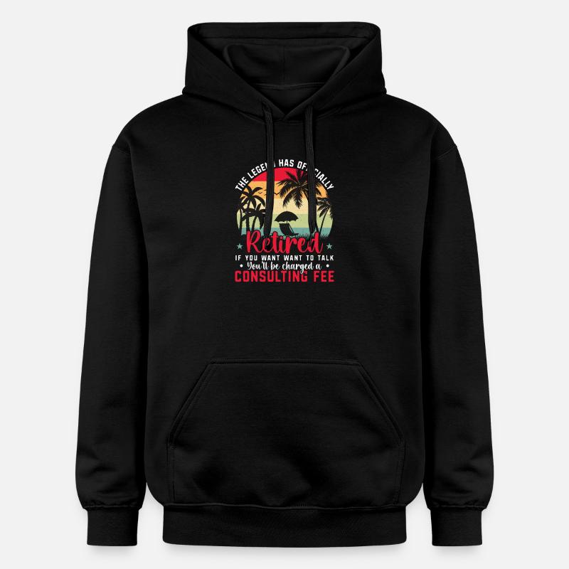 La légende est officiellement retirée - Sweat à capuche Softstyle® Gildan Unisexe - noir