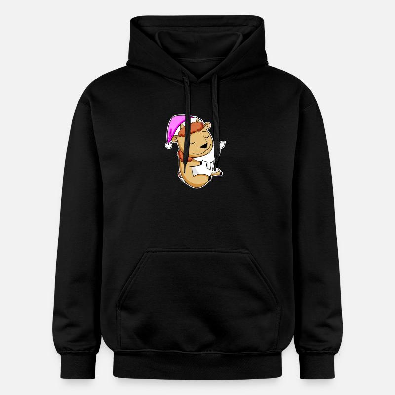 Bison - Sweat à capuche Softstyle® Gildan Unisexe - noir