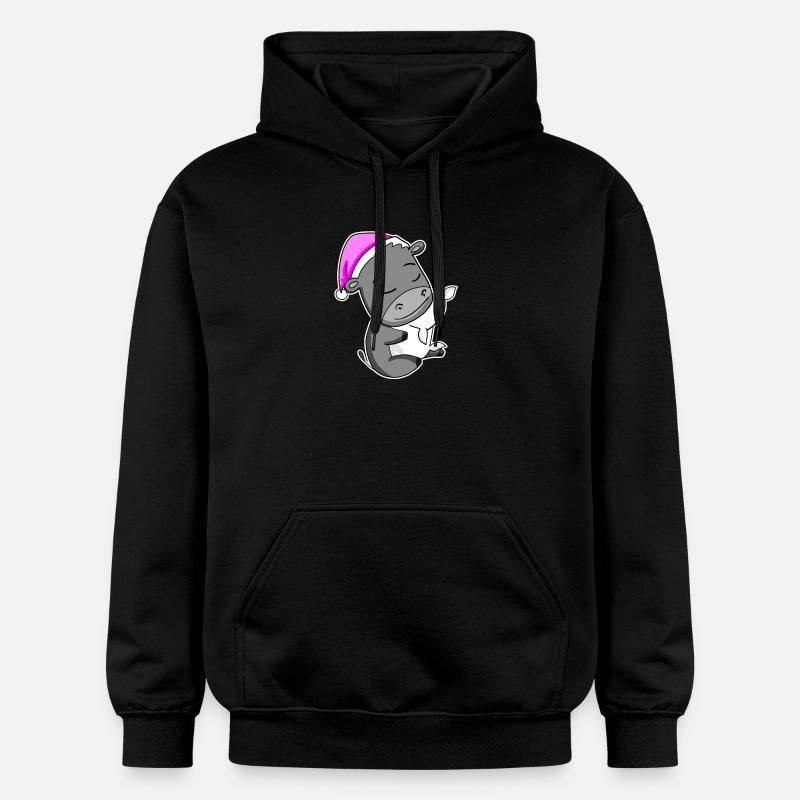 Âne - Sweat à capuche Softstyle® Gildan Unisexe - noir