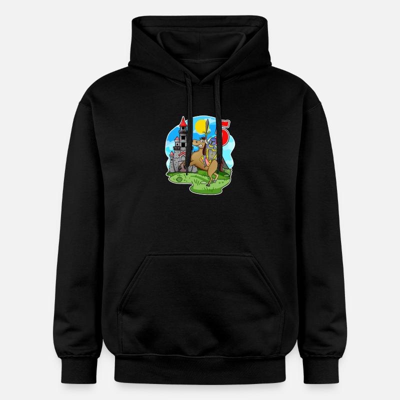 5 ans Ritter Burg - Sweat à capuche Softstyle® Gildan Unisexe - noir