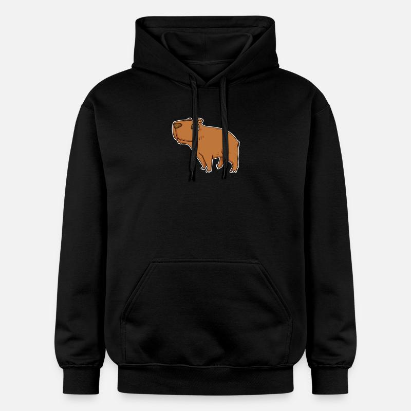 Capybara Capybara Cadeau - Sweat à capuche Softstyle® Gildan Unisexe - noir
