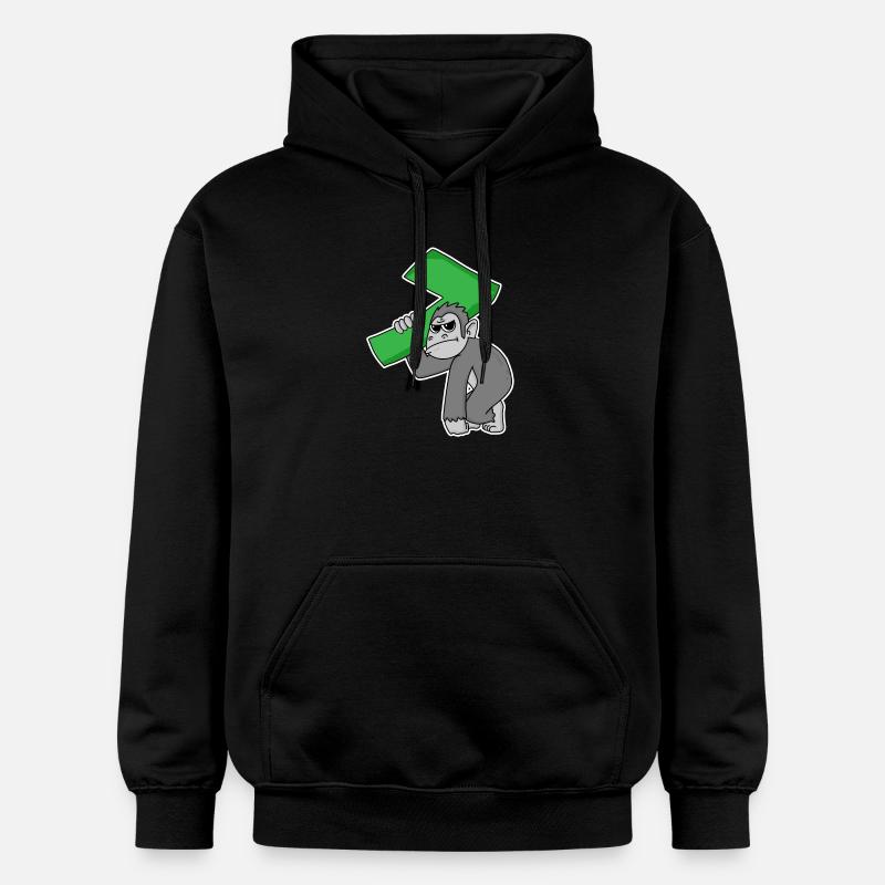 7 ans - 7e anniversaire - Sweat à capuche Softstyle® Gildan Unisexe - noir