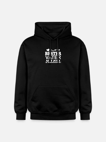 Bester Vater seit 2009 - Gildan Unisex Softstyle® Midweight Hoodie - Schwarz