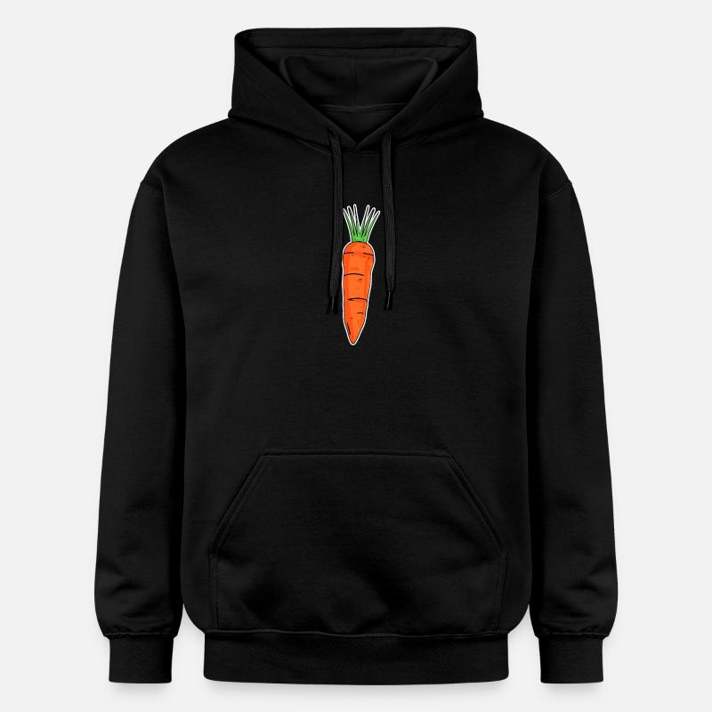 Motif de carotte - Sweat à capuche Softstyle® Gildan Unisexe - noir