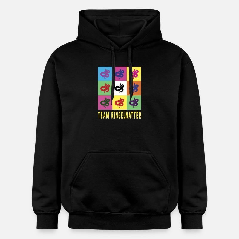 Serpent d’herbe de l’équipe - Sweat à capuche Softstyle® Gildan Unisexe - noir