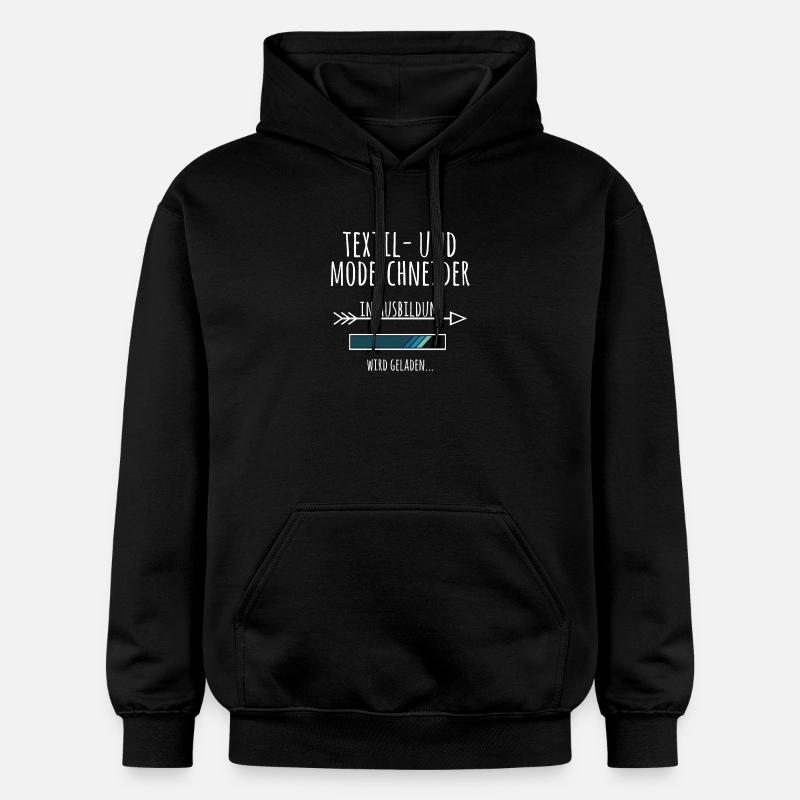 Textil und Modeschneider Ausbildung Beruf Geschenk - Gildan Unisex Softstyle® Midweight Hoodie - Schwarz