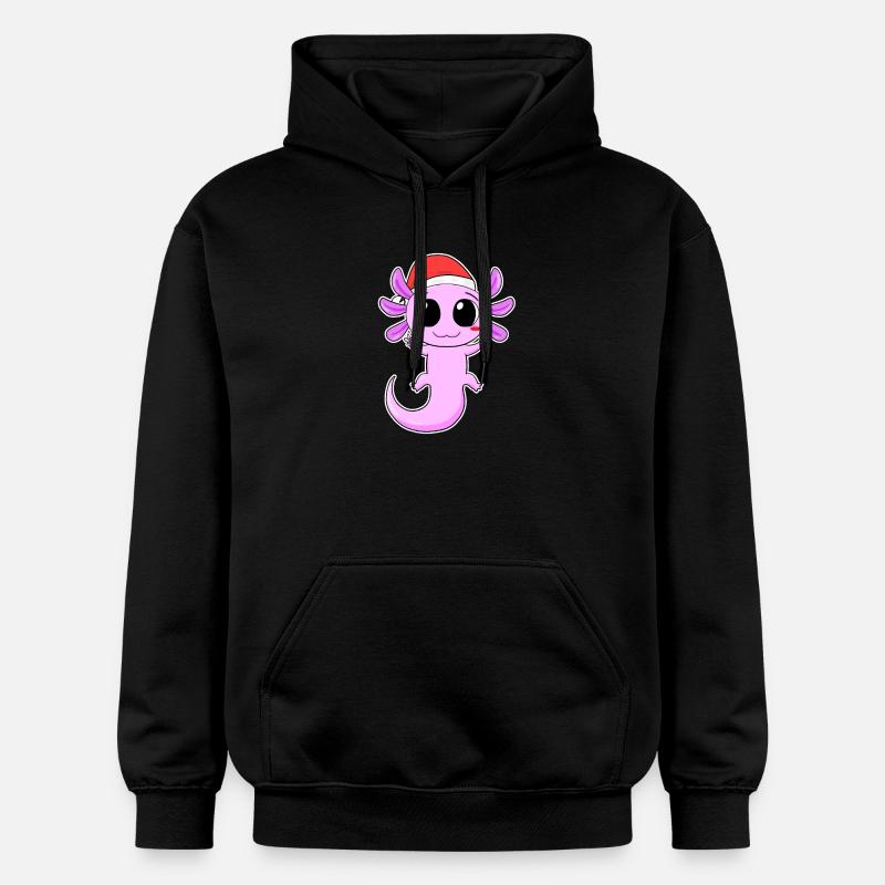 Axolotl Noël - Sweat à capuche Softstyle® Gildan Unisexe - noir