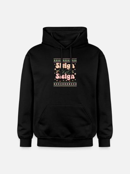 Pull de Noël moche - Sweat à capuche Softstyle® Gildan Unisexe - noir