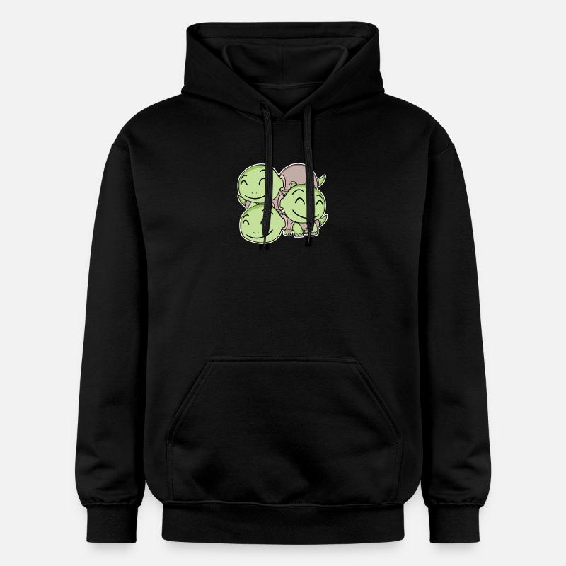 Motif de tortue - Sweat à capuche Softstyle® Gildan Unisexe - noir