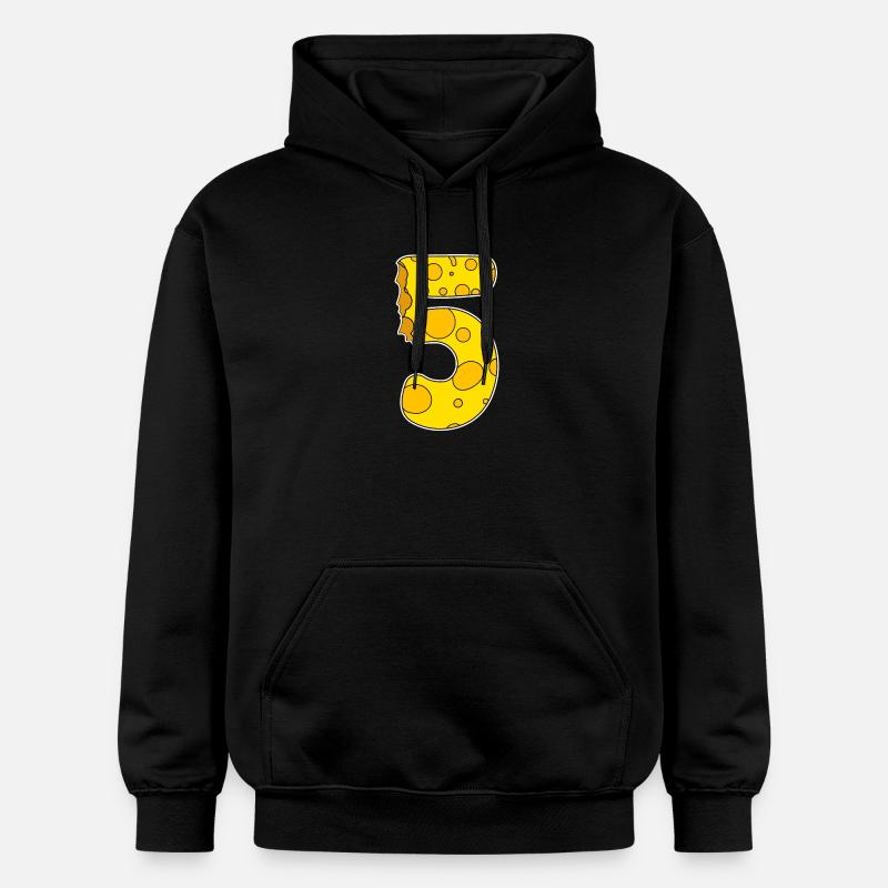 Numéro 5 - Cinq - Sweat à capuche Softstyle® Gildan Unisexe - noir