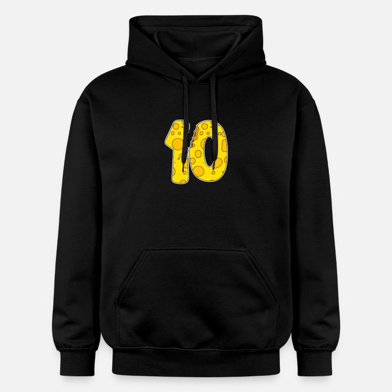10 ans de Funny Cheese - Sweat à capuche Softstyle® Gildan Unisexe - noir