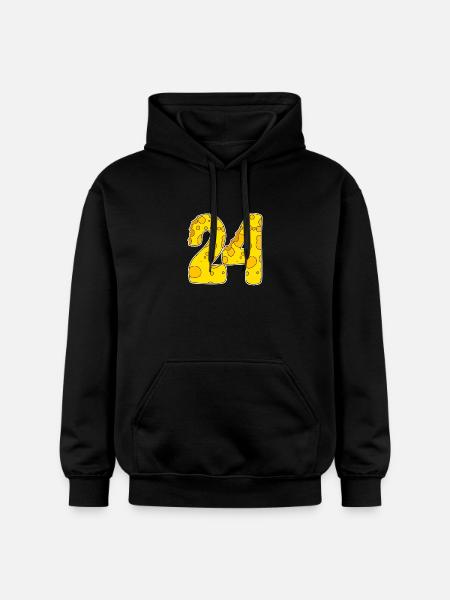 24 ans Lustig Käse - Sweat à capuche Softstyle® Gildan Unisexe - noir