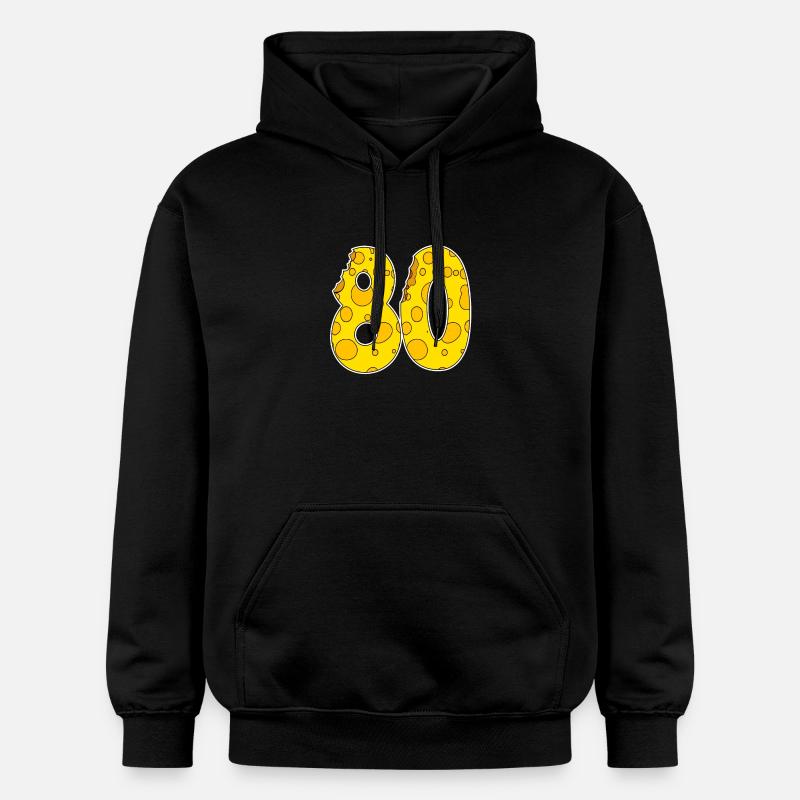 80 ans de fromage Lustig - Sweat à capuche Softstyle® Gildan Unisexe - noir