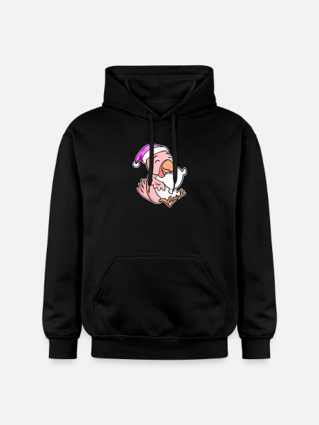 Chicken Tired Sleeping Sleeping Girl - Gildan Unisex Softstyle® Midweight Hoodie - black