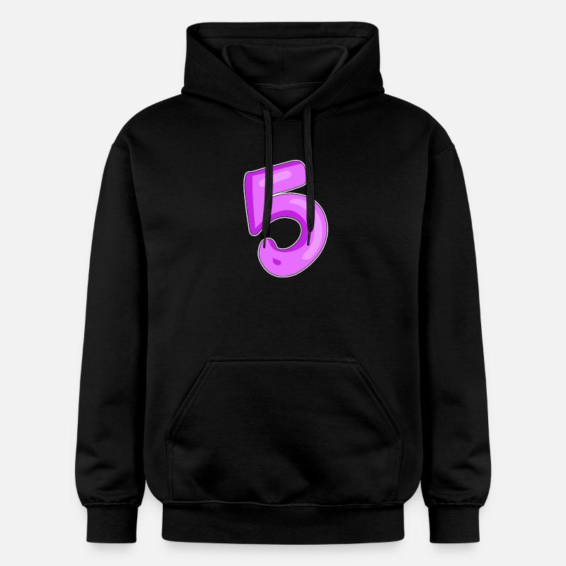 Numéro numéro 5 - Sweat à capuche Softstyle® Gildan Unisexe - noir