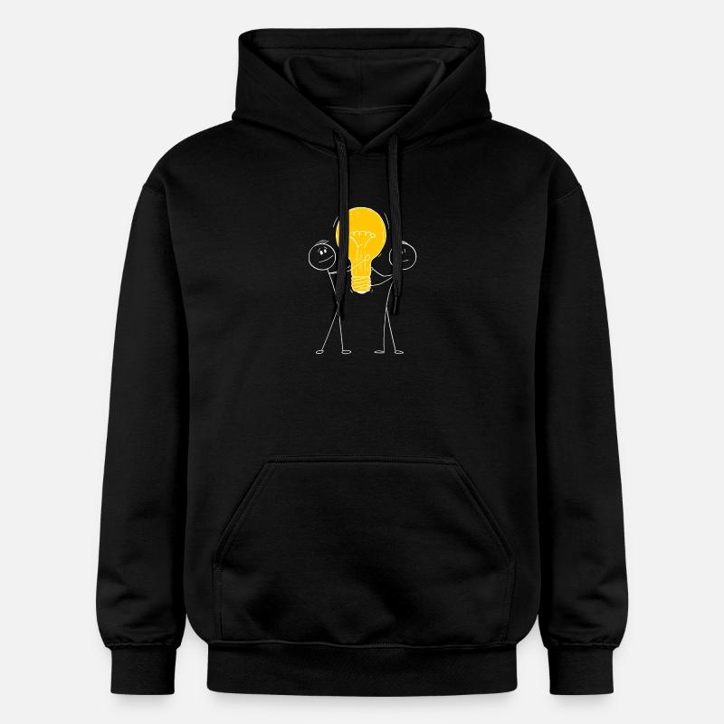 Inner light illuminate the outside - Sweat à capuche Softstyle® Gildan Unisexe - noir