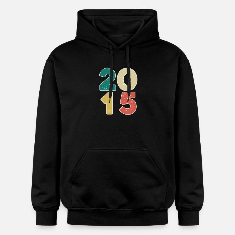2015 - Année 2015 - Année 2015 - Sweat à capuche Softstyle® Gildan Unisexe - noir