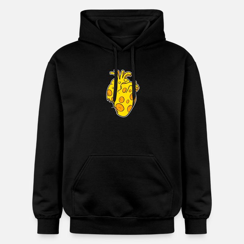 Cœur de fromage - Sweat à capuche Softstyle® Gildan Unisexe - noir