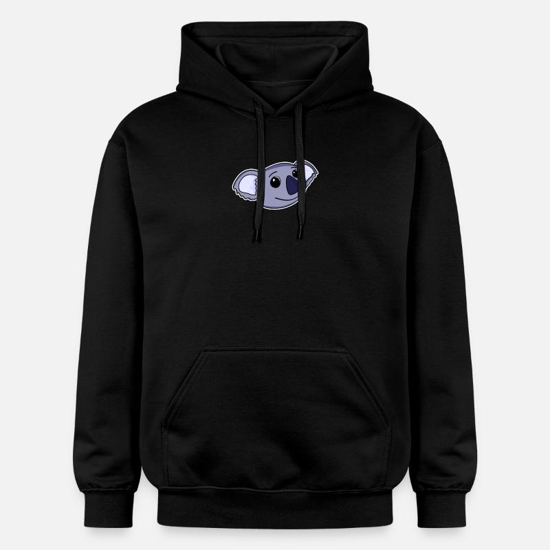 Koala Tête d’ours - Sweat à capuche Softstyle® Gildan Unisexe - noir