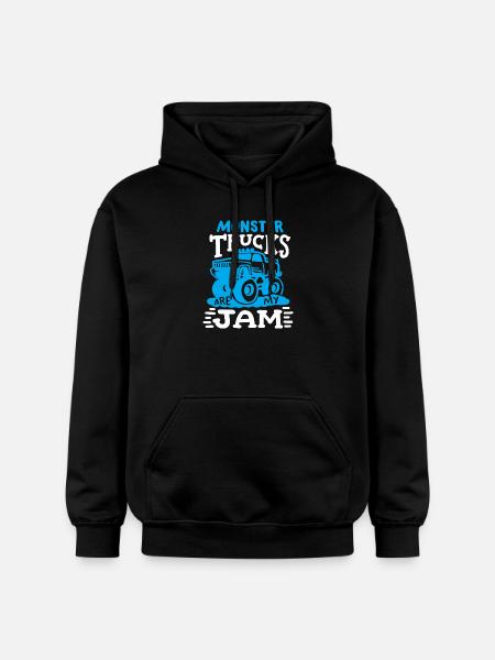 Monstertruck Truck - Gildan Unisex Softstyle® Midweight Hoodie - Schwarz