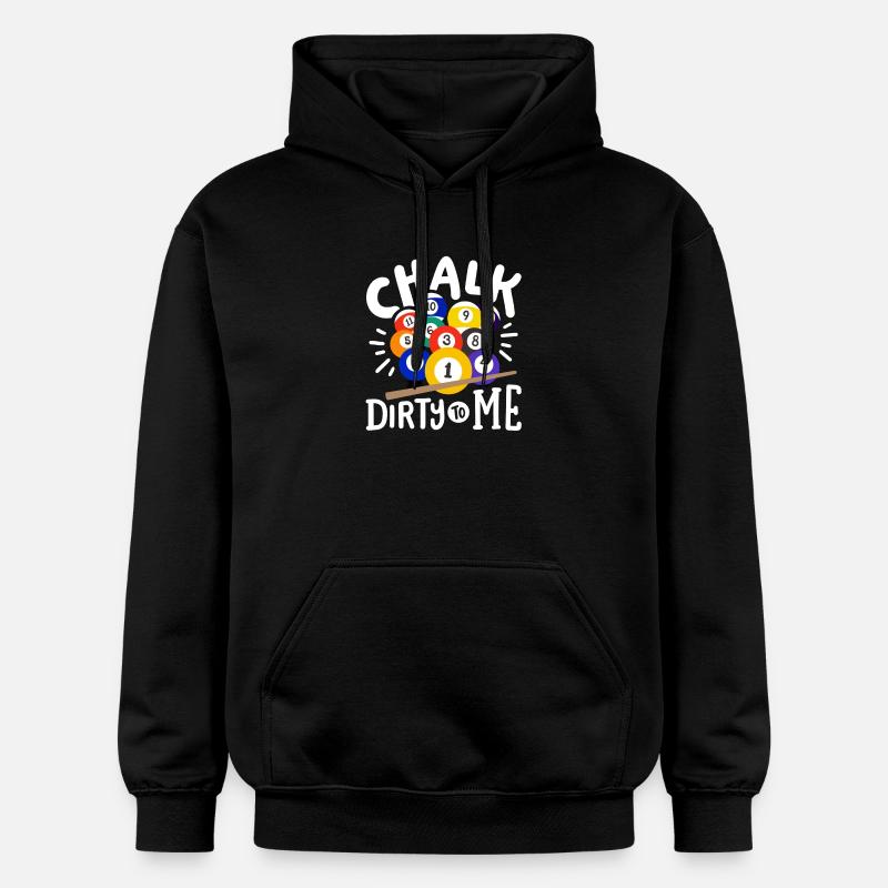 Poolspieler Billard - Gildan Unisex Softstyle® Midweight Hoodie - Schwarz