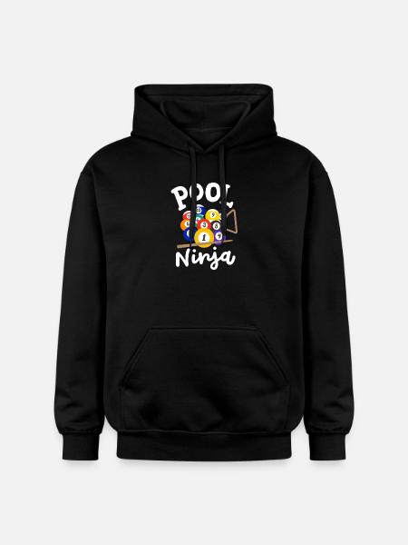 Billardspieler Billard - Gildan Unisex Softstyle® Midweight Hoodie - Schwarz