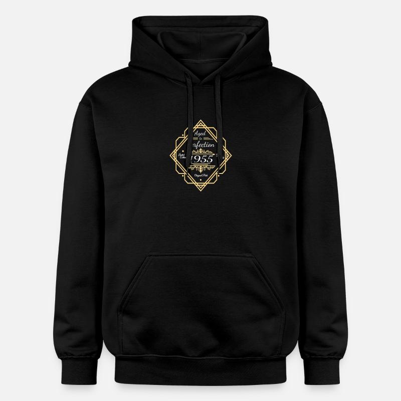 Millésime d’anniversaire 1955 - Sweat à capuche Softstyle® Gildan Unisexe - noir