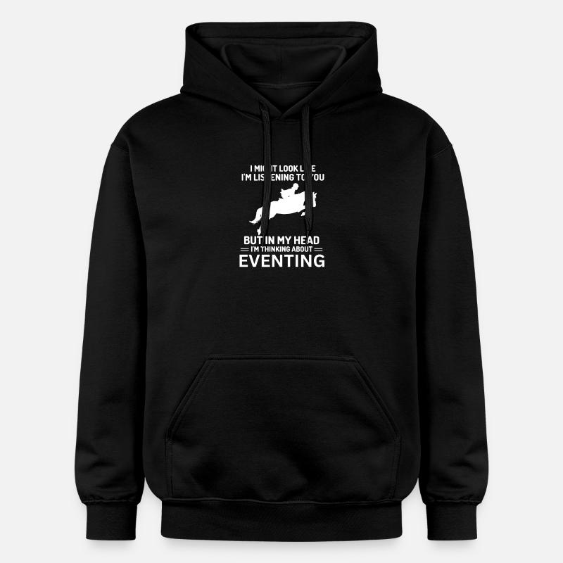 Cavalier Citation Réfléchie Conception - Sweat à capuche Softstyle® Gildan Unisexe - noir