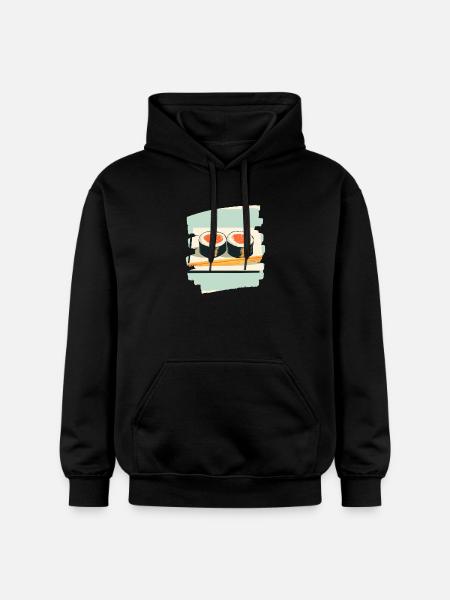 Sushi - Sweat à capuche Softstyle® Gildan Unisexe - noir