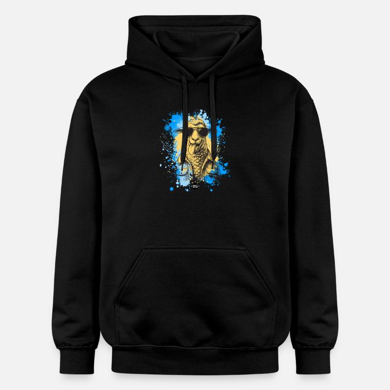 Mode bêlement : Activé - Sweat à capuche Softstyle® Gildan Unisexe - noir