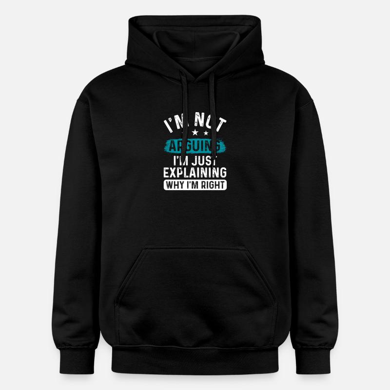I understand, I'm just explaining - Gildan Unisex Softstyle® Midweight Hoodie - black