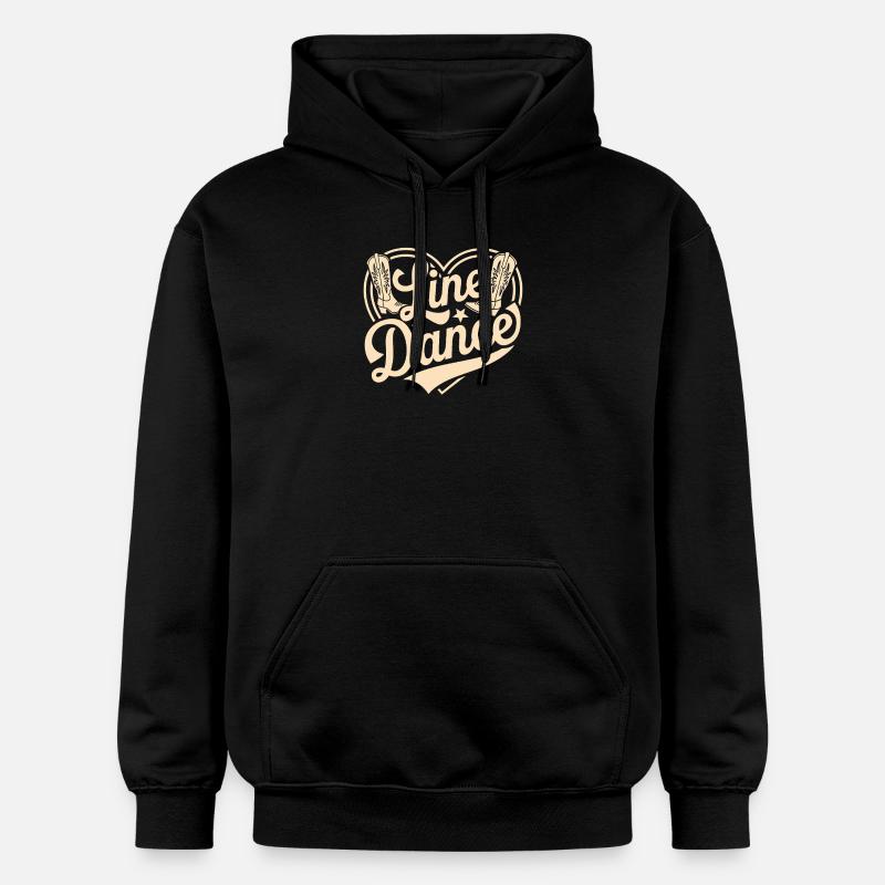 Danse en ligne - Sweat à capuche Softstyle® Gildan Unisexe - noir
